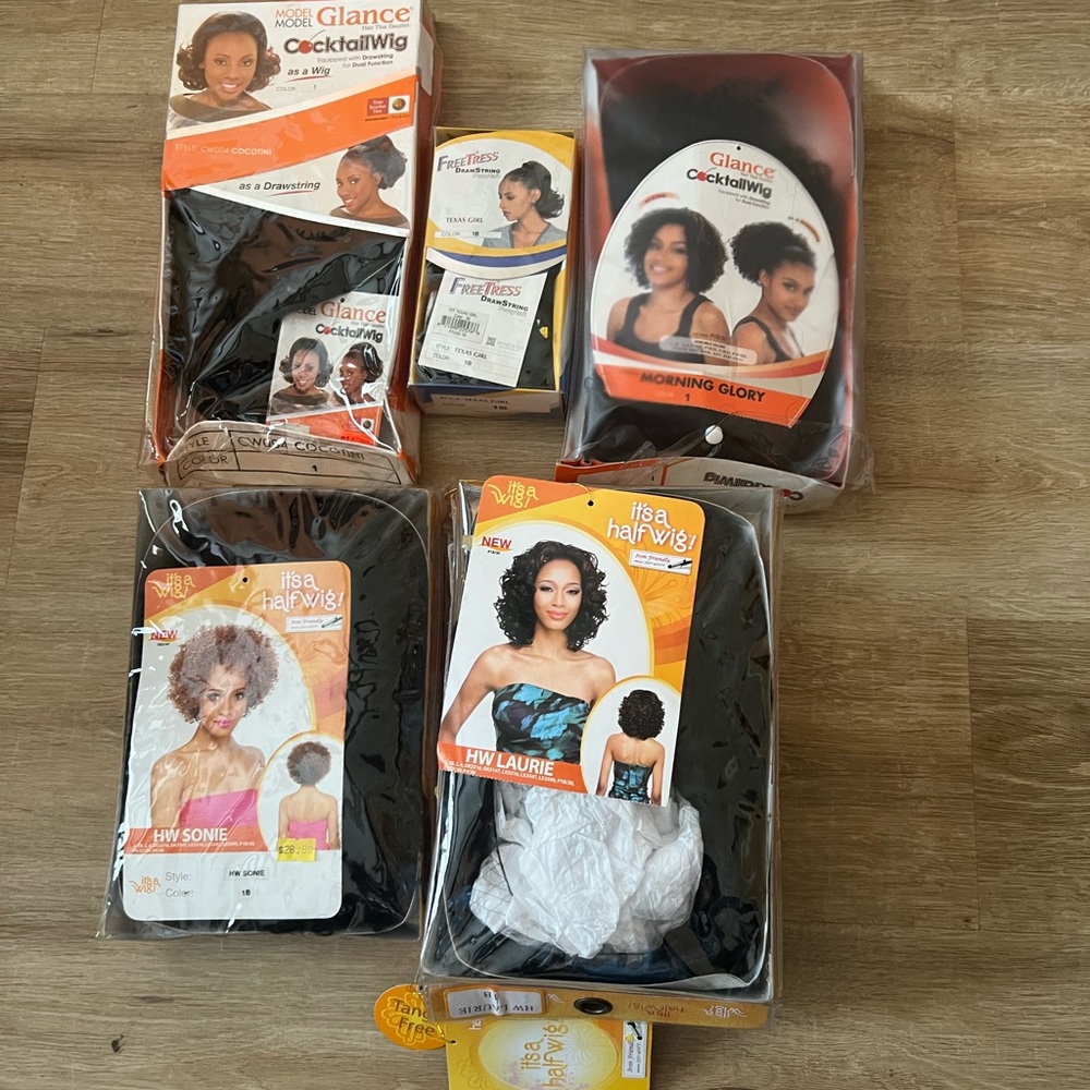 Bundle Blowout New Half Wigs Sale 6 wigs OB0